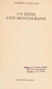 Copertina di Un mese con Montalbano